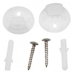 AQUALINE - CHROM LINE háčky pro uchycení drátěných košů na zeď (ND370)