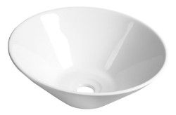 AQUALINE - COMILLAS keramické umyvadlo na desku, 42x15 cm, bílá (BH7012)