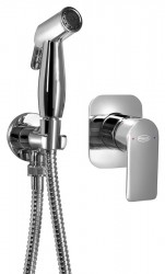 AQUALINE - DAPHNE podomítková bidetová baterie se Stop sprškou, chrom (DH841-01)