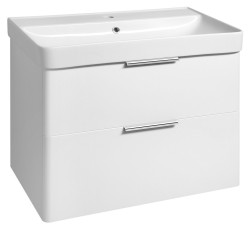 AQUALINE - DENEB umyvadlová skříňka 77,3x55x42,4cm, bílá mat (DN280)