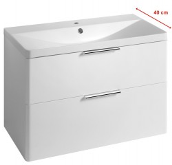 AQUALINE - DENEB umyvadlová skříňka 80,5x55x39,4cm, bílá mat (DN284)