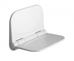 AQUALINE - DINO sklopné sedátko do sprchového koutu, 37,5x29,5cm, bílá (DI82)