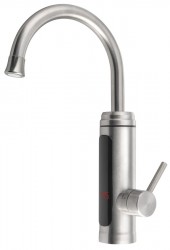 AQUALINE - Elektrická vodovodní baterie s průtokovým ohřívačem vody, 230V, 3kW, nerez (RT2009)