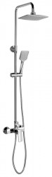 AQUALINE - FACTOR sprchový sloup s pákovou baterií, chrom (FC960)
