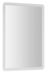 AQUALINE - FAGO zrcadlo s LED osvětlením 50x70cm, dotykový senzor, stmívatelné (FA050)