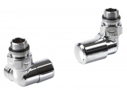 AQUALINE - FIRST CORNER připojovací sada ventilů, pravé provedení, chrom (CP920S)