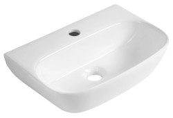 AQUALINE - FLANNY keramické umyvadlo 46x31cm, bílá (NP396)