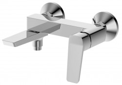 AQUALINE - FLERY nástěnná vanová/sprchová baterie, otočné ramínko, chrom (FY010)