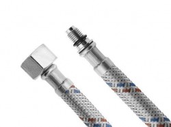 AQUALINE - Flexibilní nerezová hadice M10x1/2