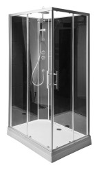 AQUALINE - GRANVIK obdélníkový sprchový box 800x1200x2180, čiré sklo (GG80X120)