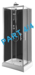 AQUALINE - GRANVIK sprchový box část 4/4 rohový profil (17-020-09-12-00)