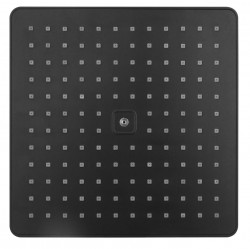 AQUALINE - Hlavová sprcha, 300x300 ABS/černá mat (SC174B)