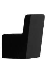 AQUALINE - Hranatý háček, černá mat (UN82025B)