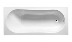 AQUALINE - JIZERA vana 160x70x39cm, bez nožiček, bílá (G1670)