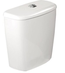 AQUALINE - JUAN, MIGUEL keramická nádržka s víkem, bílá (NDLC2154-2)