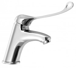 AQUALINE - KASIOPEA stojánková umyvadlová baterie, lékařská páka, chrom (1107-44)