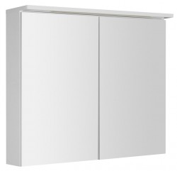 AQUALINE - KAWA STRIP galerka s LED osvětlením 80x70x22cm, bílá (WGL80S)