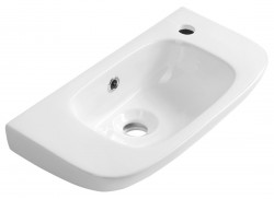 AQUALINE - KIA keramické umývátko 49x25cm, bílá (NP405)