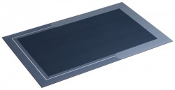 AQUALINE - Koupelnová předložka 50x80cm, absorpční, modrá (PCD012)