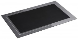 AQUALINE - Koupelnová předložka 50x80cm, absorpční, šedá (PCD014)
