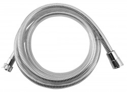AQUALINE - LASER plastová sprchová hadice, 200cm, chrom/bílá (11200)