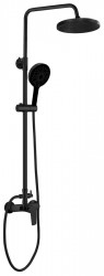 AQUALINE - LOTTA sprchový sloup s pákovou baterií, černá mat (LT690B)