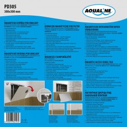 AQUALINE - Magnetická dvířka pod obklady 300x300  (PD305)