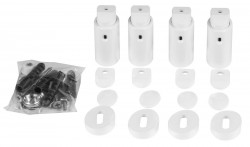 AQUALINE - Montážní uchycení, sada, bílá (NDILE)