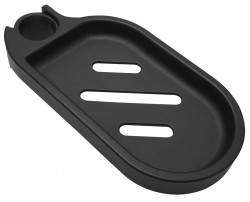 AQUALINE - Mýdlenka na sprchovou tyč 25, ABS/černá mat (NDSL435-2)