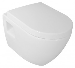 AQUALINE - NERA závěsná WC mísa, 35,5x50cm, bílá (NS952)