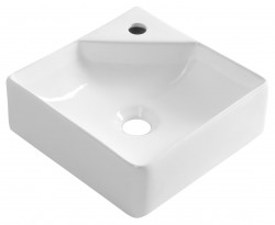 AQUALINE - NEXA keramické umyvadlo rohové 30x30cm, bílá (NP436)
