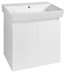 AQUALINE - PANEDA umyvadlová skříňka 55x55x34,2cm, bílá (PN255)