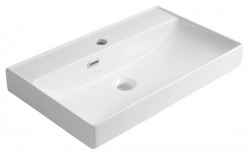 AQUALINE - PARLA keramické umyvadlo 65x38cm, bílá (9965)