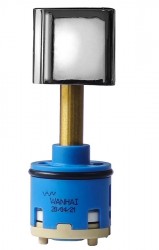 AQUALINE - Přepínač s ovladačem pro podomítkovou baterii, chrom (RT042) (NDRT042-1)