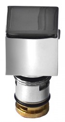 AQUALINE - Přepínač s ovladačem pro vanovou baterii, chrom (NDRT015-1)