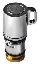 AQUALINE - Přepínač s ovladačem pro vanovou baterii, chrom (NDSX010-1)