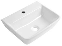 AQUALINE - REEMA keramické umyvadlo 45x35cm, bílá (NP440)
