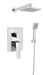 AQUALINE - RITMO podomítkový sprchový set s pákovou baterií, 2 výstupy, chrom (RT044)