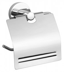 AQUALINE - SAMBA držák toaletního papíru s krytem, chrom (SB107)
