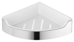 AQUALINE - SAMBA rohová police do sprchy, 218x63x218, nerez lesk (SB109)