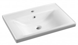 AQUALINE - SAVA 70 keramické umyvadlo nábytkové 70x46cm, bílá (2070)
