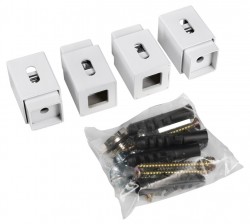 AQUALINE - Set držáků radiátoru TONDI, bílá (NDDT47T)