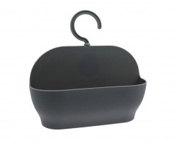 AQUALINE - SHARON police do sprchy závěsná, plast, šedá (SH8455G)