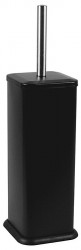 AQUALINE - SIMPLE LINE WC štětka hranatá, černá mat (GA1210B)