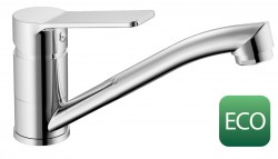 AQUALINE - SINTRA ECO 3,8 l/min, umyvadlová baterie s otočnou hubicí, chrom (SX001-01)