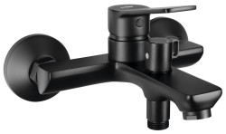 AQUALINE - SINTRA nástěnná vanová baterie, černá mat (SX010B)