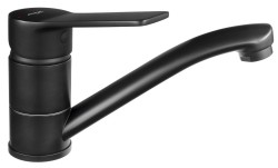 AQUALINE - SINTRA umyvadlová baterie s otočnou hubicí, černá mat (SX001B)