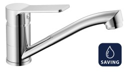 AQUALINE - SINTRA umyvadlová baterie s otočnou hubicí, úsporný perlátor 3,8 l/min, chrom (SX001-01)