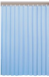 AQUALINE - Sprchový závěs 180x180cm, PEVA, modrá (0201003 M)
