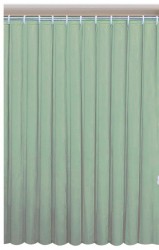 AQUALINE - Sprchový závěs 180x180cm, polyester, zelená (0201103 Z)